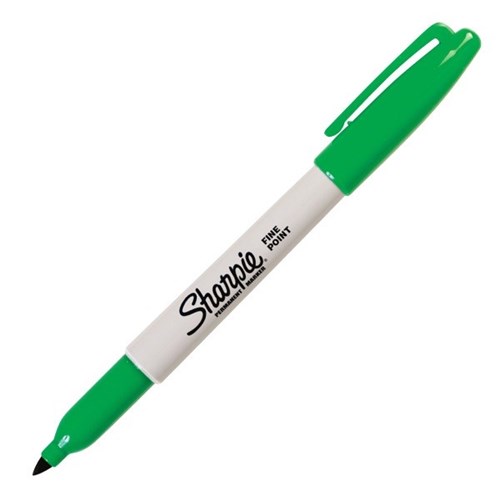 Sharpie Green Permanent Marker Fine Tip | OfficeMax MySchool