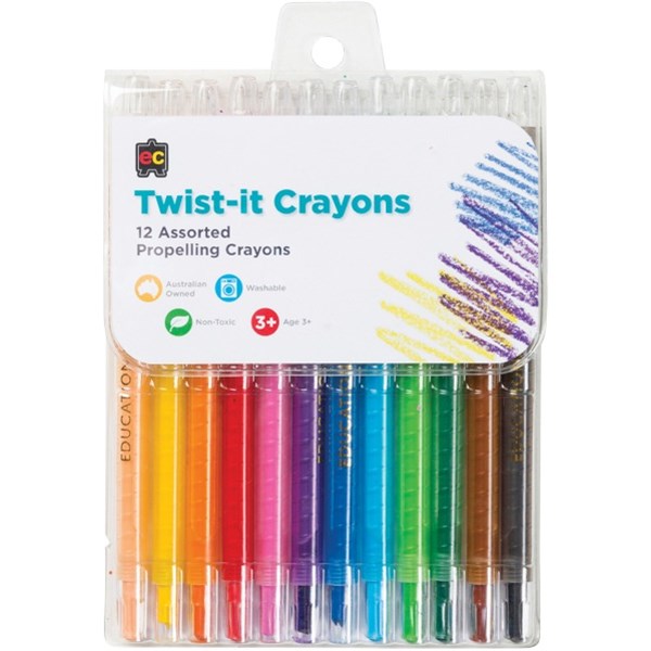 EC Twist-It Crayons 240pc School Pack - Impact