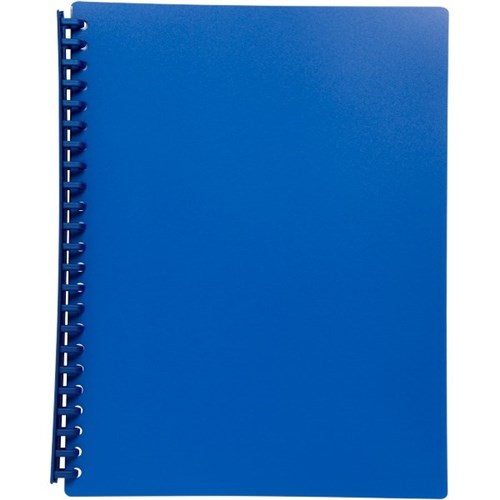 OfficeMax A4 Refillable Display Book 20 Pocket Blue OfficeMax MySchool