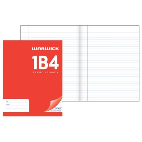 Warwick 1B4 Exercise Book 7mm Ruled 32 Leaves | OfficeMax MySchool